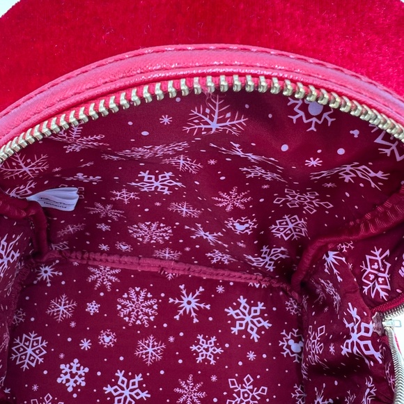 Loungefly Santa Mickey Mouse Mini Backpack - Picture 7 of 7
